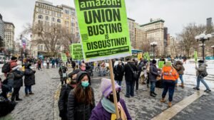 That trending #BoycottAmazon hashtag is led by consumers, not the union